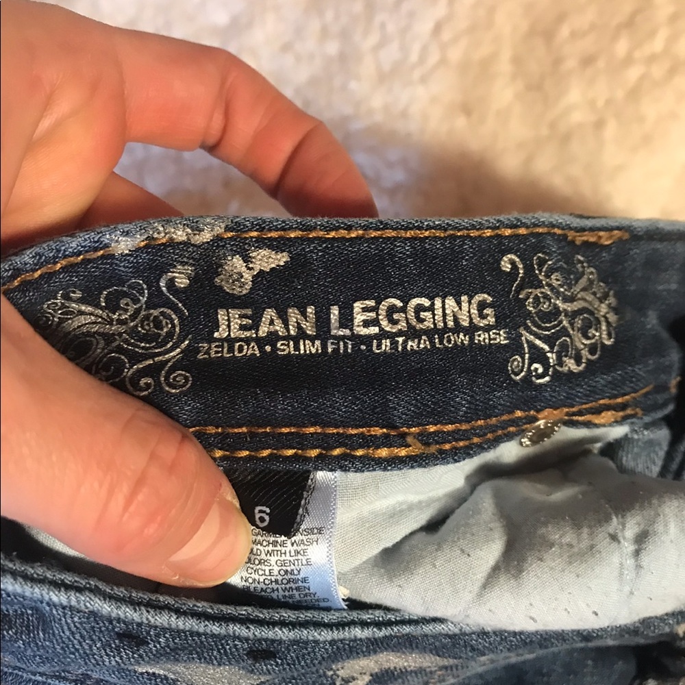 Express Low Rise Jeggings - Picture 3 of 8
